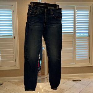 AG-ED Denim The Farrah Skinny Ankle Cropped Jeans Size 27